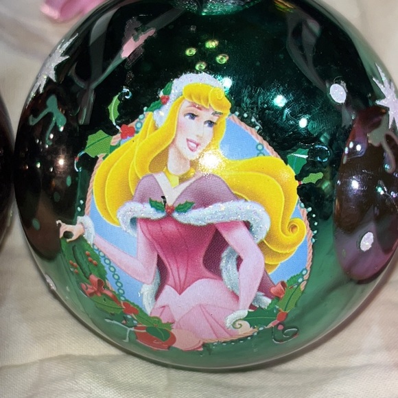 Vintage Disney Princess ornaments Cinderella, Belle, Aurora FOR ALL 3 - Picture 4 of 8